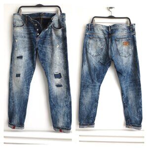 ANTONY MORATO MEN'S JEANS BLUE MADE IN ITALY Sz-34